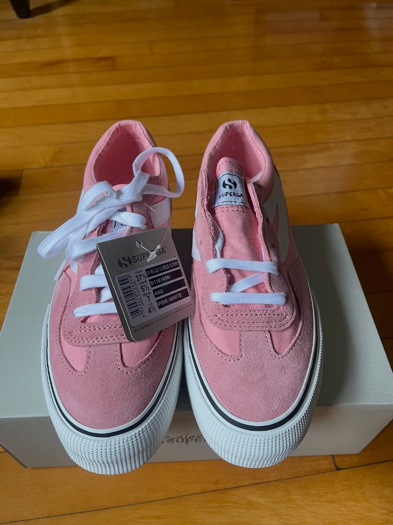 Superga Women's Pink & White Sneakers — image 4 of 6